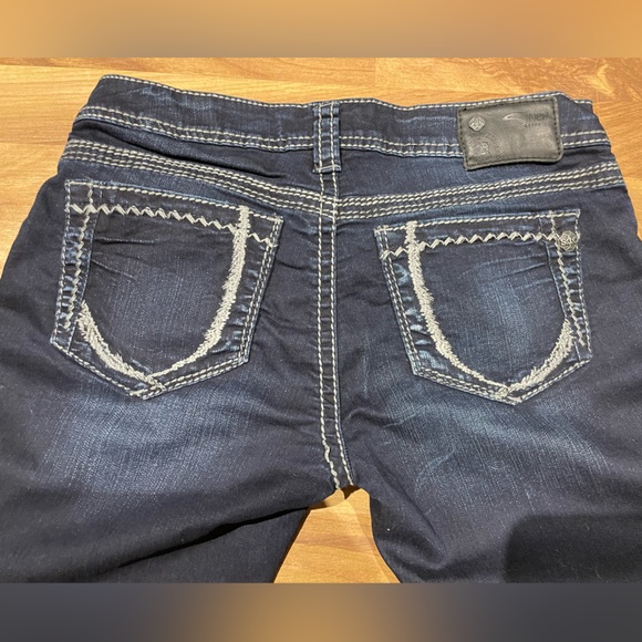 Silver Berkley Jean- Hemmed - Picture 5 of 14